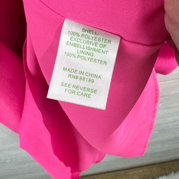 Lilly Pulitzer Jenafer Tropical Embroidered Sequin Slip Dress - Picture 7 of 7